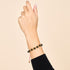 Amulette tibétaine | Bracelet Mantra Mini Obsidienne